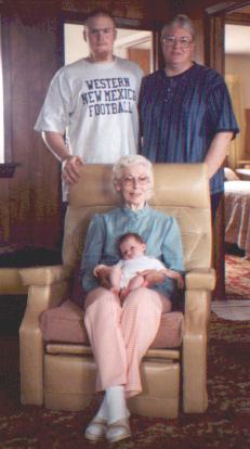 4 generations:  Mom, gr.ma, Jared and Nicole