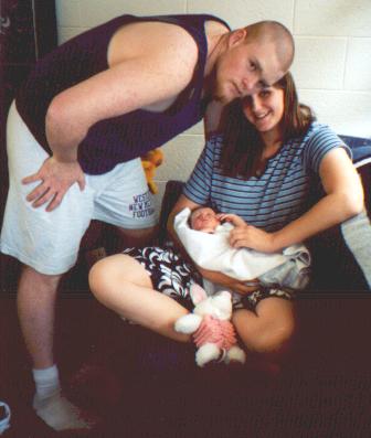 Jared, Dawnette and Nicole--July 11, 2001
