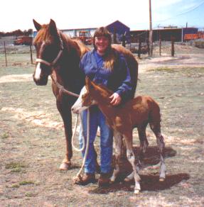 Jo w/ Janey and Bo--4/23/01