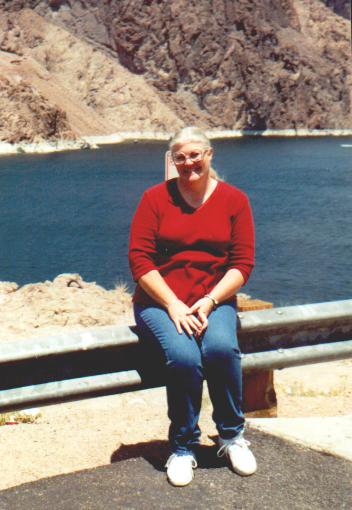 Mom @ Lake Mead--July 2000